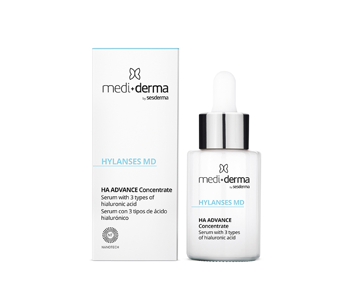 MEDI DERMA HYLANSES MD HA ADVANCE Concentrate Serum with 3 types of hialuronic acid SER LIPOZOMAL cu acid hialuronic 30 ml - cronos-med shop