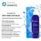 Pharma Hermetic Anti HAIR LOSS BLUE Shampoo 200 ml Ingredients - cronos med shop